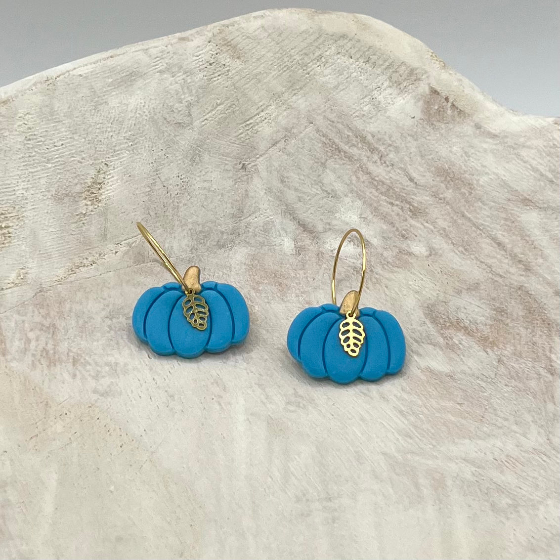 Hey Pumpkin! Clay Hoop Earrings