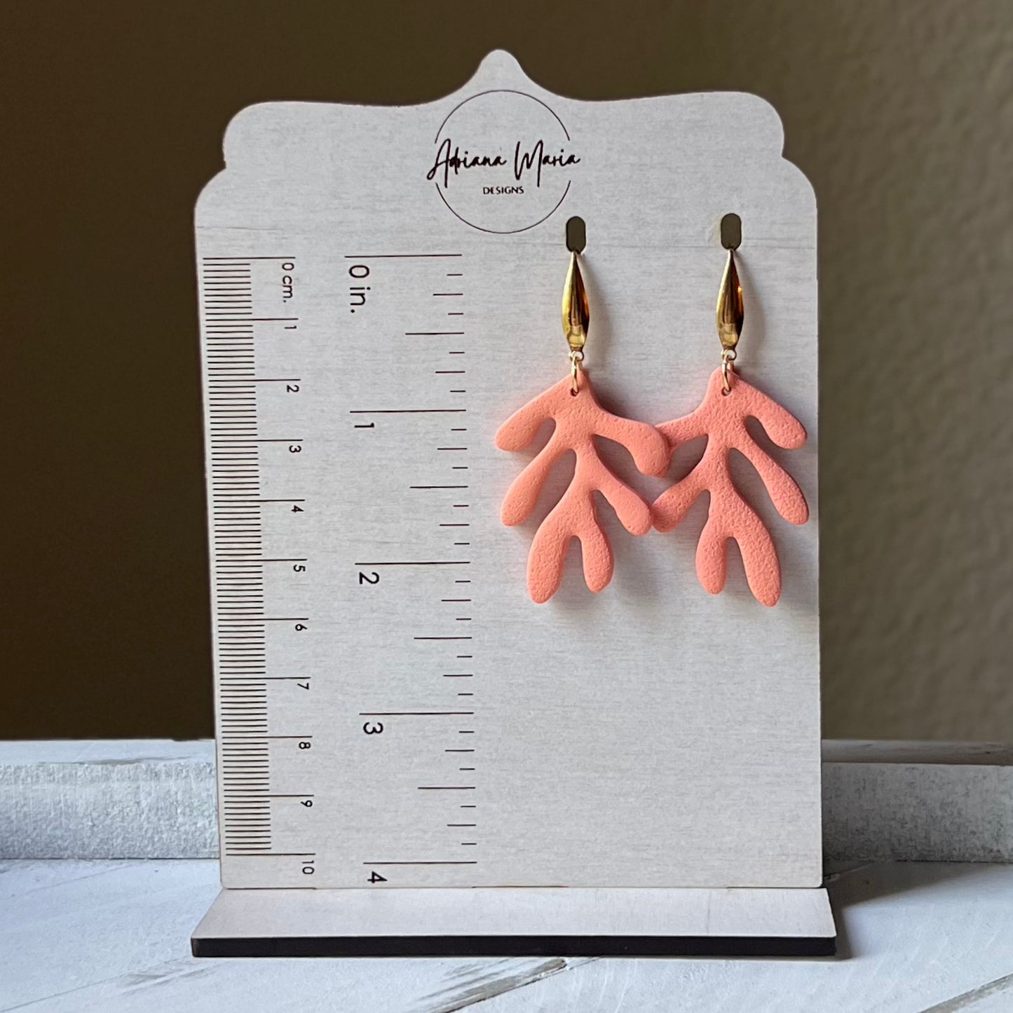 Coral Reef Polymer Clay Earrings