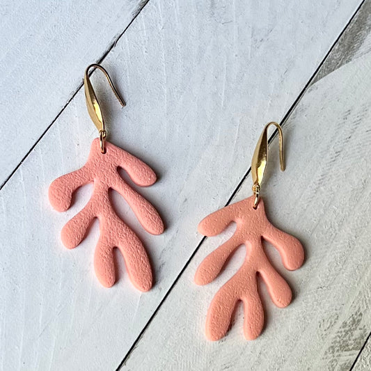 Coral Reef Polymer Clay Earrings