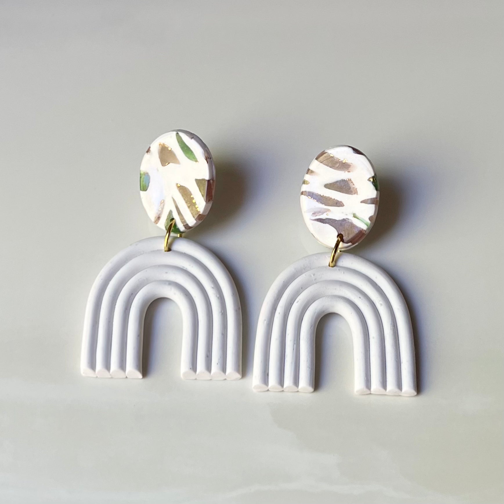 Arch Polymer Clay Earrings